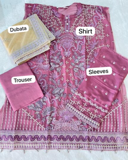 Nawazish Unstitched 3 Piece Suit